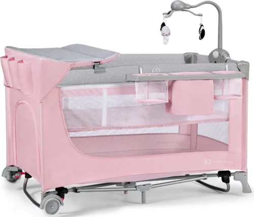 Kinderkraft Campingbed - Leody Met Accessoires - Roze -Baby Verzorging 1200x1024 1