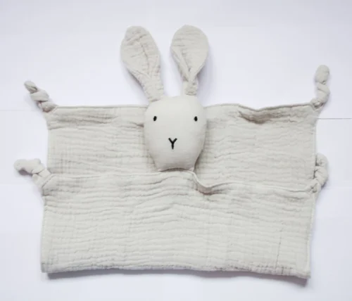 Knuffeldoekje Konijn Grijs