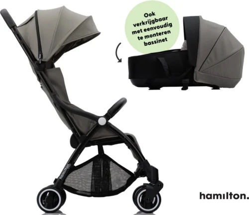 Hamilton By Yoop X1 Plus Buggy – Nieuw, Hoger, Uitgebreider 2023 Model – Premium Stroller Met One Hand Folding Technologie – Grijs – Lichte, Verstelbare En Wendbare Kinderwagen Met Vele Gemakken -Baby Verzorging 1200x1037 1