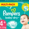 Pampers® Pampers Baby-Dry Luiers - Maat 4+ (10-15 Kg) - 152 Stuks - Multi-Pack 2 Pampers® Pampers Baby-Dry Luiers - Maat 4+ (10-15 Kg) - 152 Stuks - Multi-Pack -Baby Verzorging 1200x1042 2