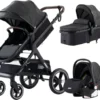 Loft Home Luxe 3-in-1 Kinderwagen - Wandelwagen - Autostoeltje - Buggy - Inklapbaar - Zwart - 0-36 Maanden -Baby Verzorging 1200x1047