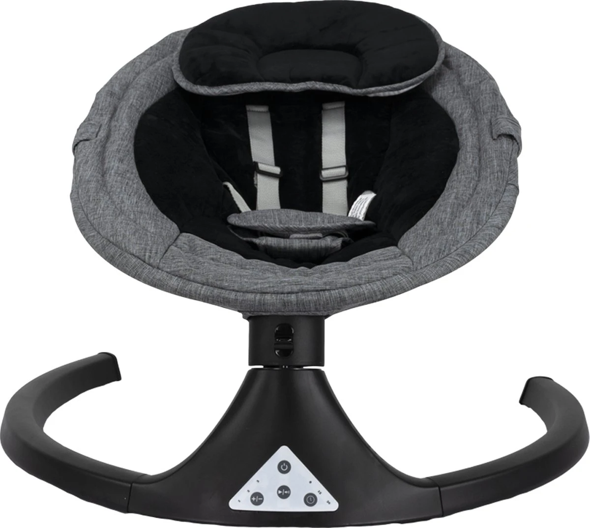 Wipstoel Novi Baby® Nola Swing Black/Grey Wipstoel Novi Baby® Nola Swing Black/Grey -Baby Verzorging 1200x1074 2