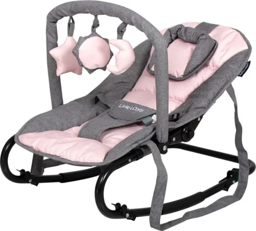 Little World Wipstoel Starwing Grey Pink