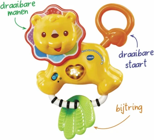 VTech Baby Brul & Speel Rammelaar - Educatief Babyspeelgoed - Bijtring - 3 Tot 24 Maanden -Baby Verzorging 1200x1092