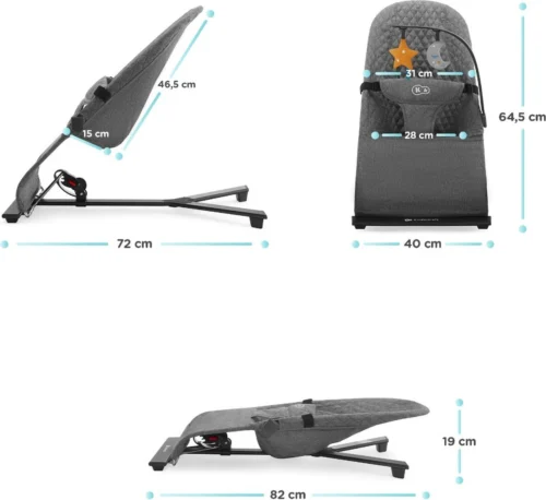 Kinderkraft Wipstoel - Bouncer Mimi - Roze -Baby Verzorging 1200x1098 2