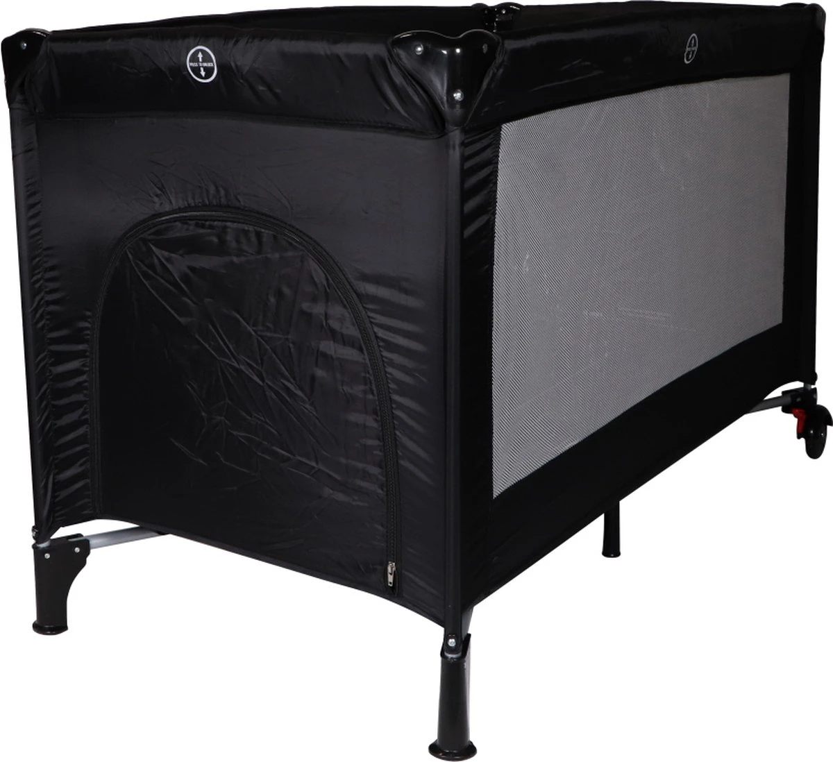 Ding Deluxe Black Campingbedje incl. Bodemverhoger Ding Deluxe Black Campingbedje Incl. Bodemverhoger -Baby Verzorging