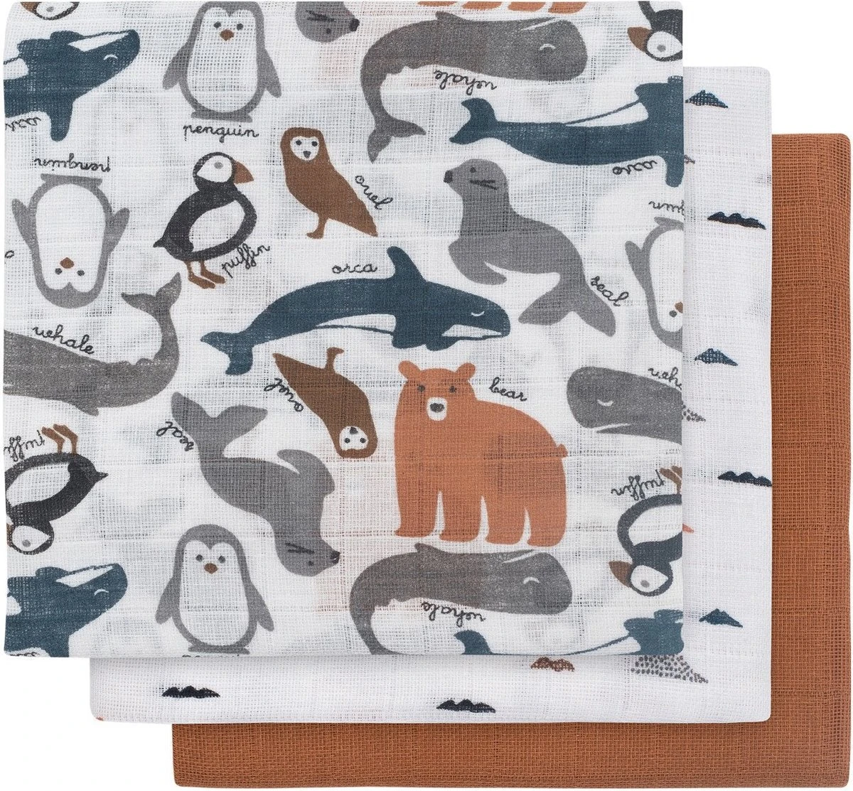 Jollein Hydrofiel Multidoek Meadow 70x70cm - Rosewood - 3 Stuks Jollein Hydrofiel Multidoek Meadow 70x70cm - Rosewood - 3 Stuks -Baby Verzorging 1200x1113 7