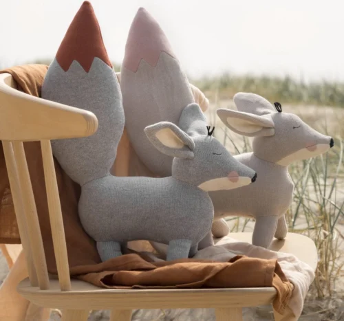 Baby Bello Finny The Fennex Fox - Ginger Grey - Knuffel XL -Baby Verzorging 1200x1121 1