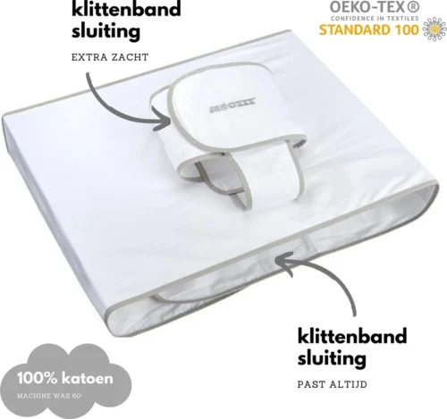 Snoozzz Slaapwikkel Regular - Baby Slaaphulp - Voorkomt Voorkeurshouding - Geschikt Voor Wieg En Ledikant - 0+ Maanden - Wit/Grijs - 180 X 50 Cm -Baby Verzorging 1200x1126 8