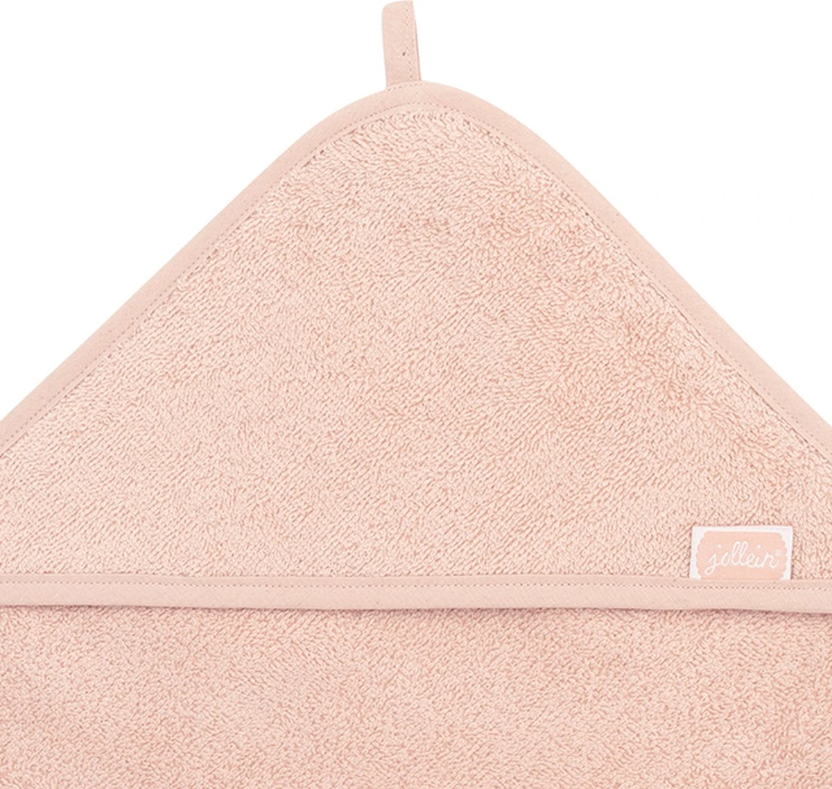 Jollein Badcape Badstof 75x75cm - Pale Pink Jollein Badcape Badstof 75x75cm - Pale Pink -Baby Verzorging