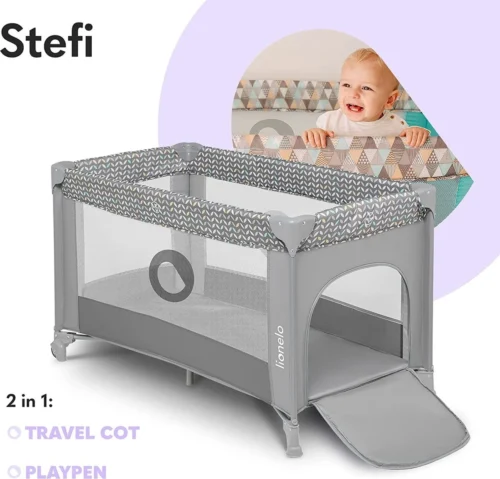 Lionelo Stefi - Campingbedje - 125x65cm - Tot 15kg - Transporttas -Baby Verzorging 1200x1149 5