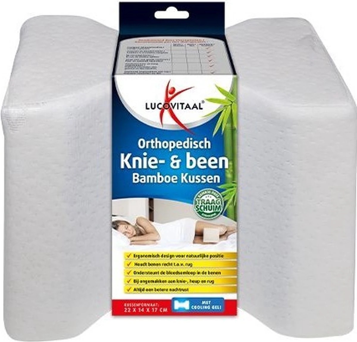 Lucovitaal Bamboe knie & been kussen Lucovitaal Bamboe Knie & Been Kussen -Baby Verzorging 1200x1149 7