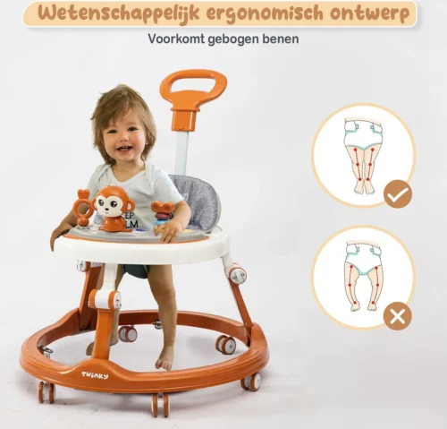 Twinky® Babywalker – Luxe Loopstoel Met 3-delige Speelset – Loopstoeltje Voor Baby Inclusief Voetenmat En Steel -Baby Verzorging 1200x1150 16