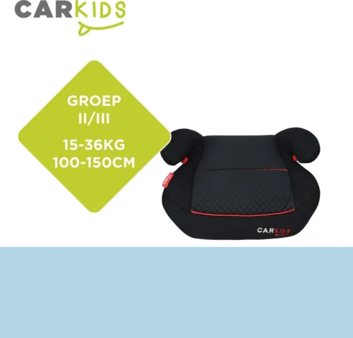 Carkids Auto Zitverhoger Zwart En Rood | Autostoel Groep 2-3 | Kinderen Van 3,5-12 Jaar | 15-36 Kg -Baby Verzorging 1200x1150 8