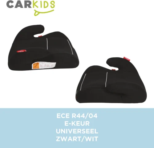 Carkids Auto Zitverhoger Zwart En Wit | Autostoel Groep 2-3 | Kinderen Van 3,5-12 Jaar | 15-36 Kg 8 Carkids Auto Zitverhoger Zwart En Wit | Autostoel Groep 2-3 | Kinderen Van 3,5-12 Jaar | 15-36 Kg -Baby Verzorging 1200x1152 4