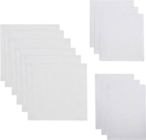 MamaLoes Hydrofiel Starterset - Wit - Hydrofiel Luiers - Hydrofiel Washandjes - Hydrofiel Monddoekjes