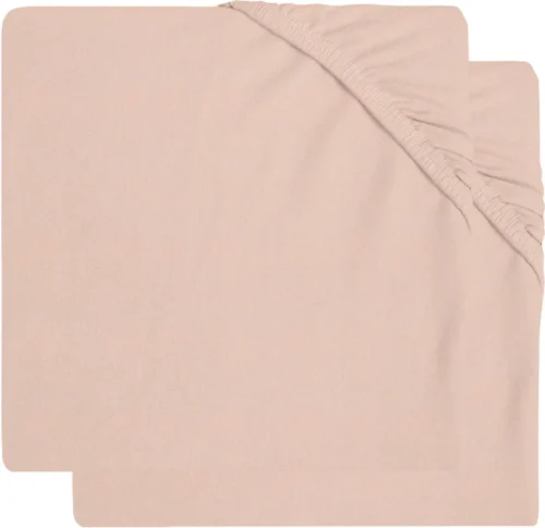 Jollein Baby Hoeslaken Boxmatras Jersey 75x95cm - Pale Pink - 2 Stuks -Baby Verzorging 1200x1164 8