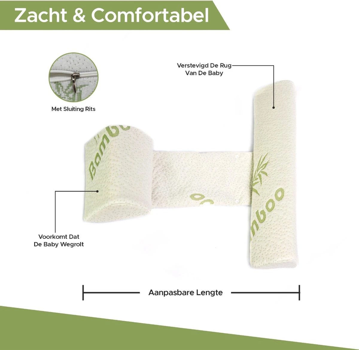 Novalits - Orthopedisch Baby Zijslaapkussen met Traagschuim en Anti-Allergene Bamboe Microvezel Stof om een plat hoofd tegen te gaan - Zijligkussen voor Peuter - Babykussen zijligging - Rolkussen - Steunkussen - Slaapondersteuning Novalits - Orthopedisch Baby Zijslaapkussen Met Traagschuim En Anti-Allergene Bamboe Microvezel Stof Om Een Plat Hoofd Tegen Te Gaan - Zijligkussen Voor Peuter - Babykussen Zijligging - Rolkussen - Steunkussen - Slaapondersteuning -Baby Verzorging 1200x1171 14