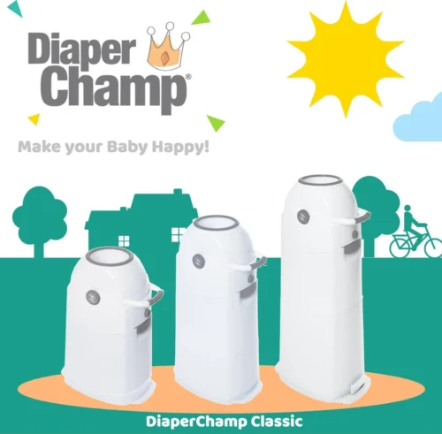 Luieremmer Medium Zilver - Middel - Zonder Navulling - Geschikt Voor Pampers En Huggies - Stoma -Baby Verzorging 1200x1178 2