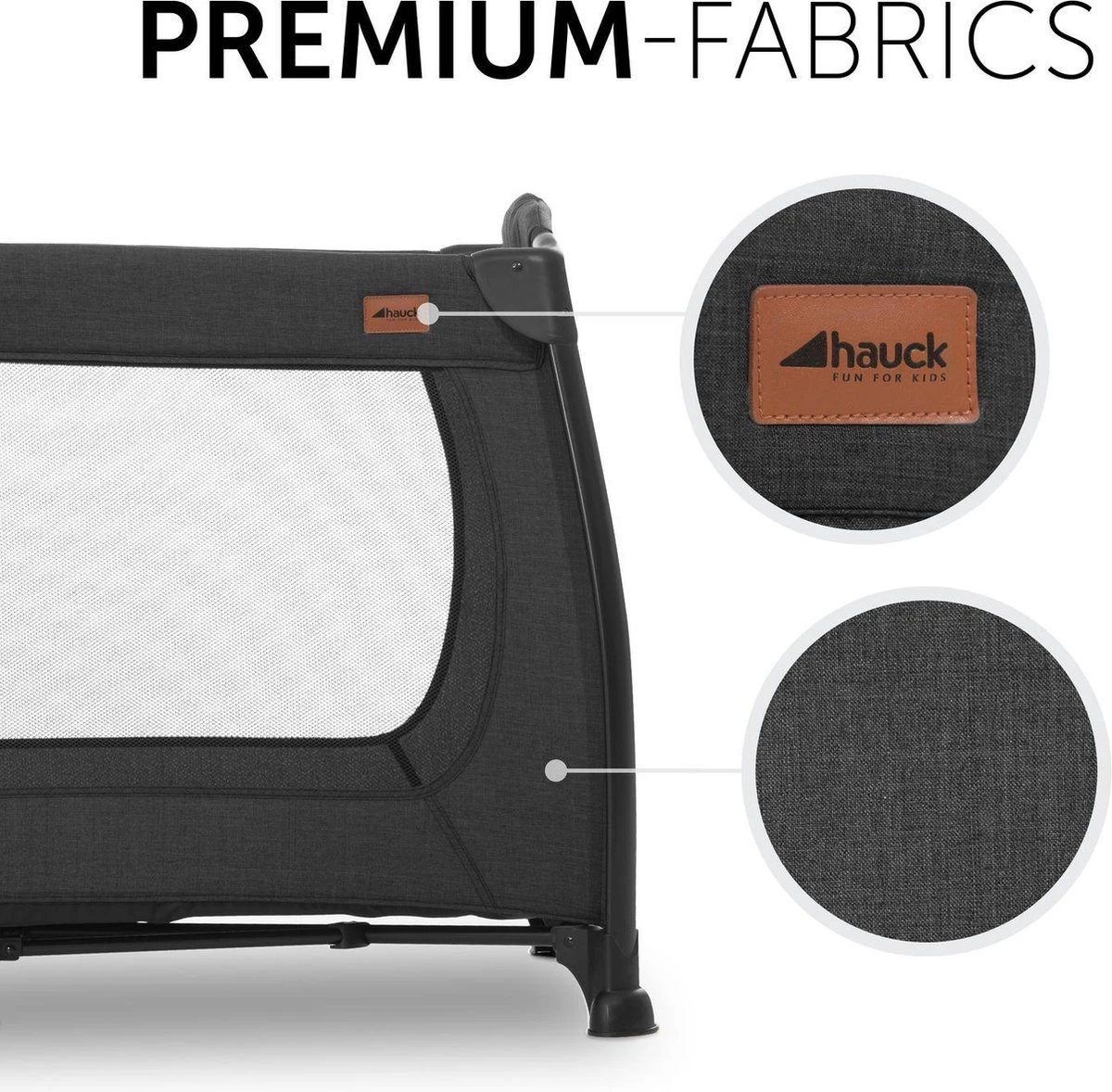Hauck Play N Relax Center Campingbedje - Zwart Hauck Play N Relax Center Campingbedje - Zwart -Baby Verzorging