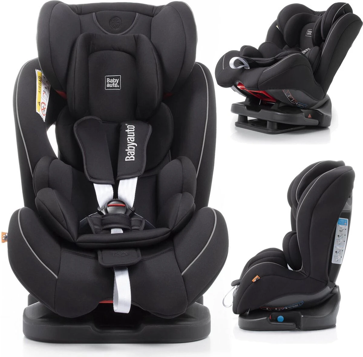 Babyauto TaiYang Gr. O+/1/2/3 black Babyauto TaiYang Gr. O+/1/2/3 Black -Baby Verzorging