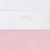 Jollein Baby Laken Wieg 75x100cm Rainbow - Blush Pink