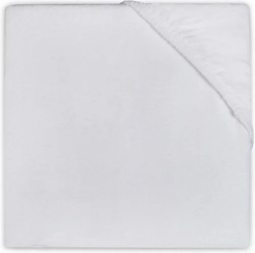 Jollein Hoeslaken Molton Peuterbed 75x150cm - Wit