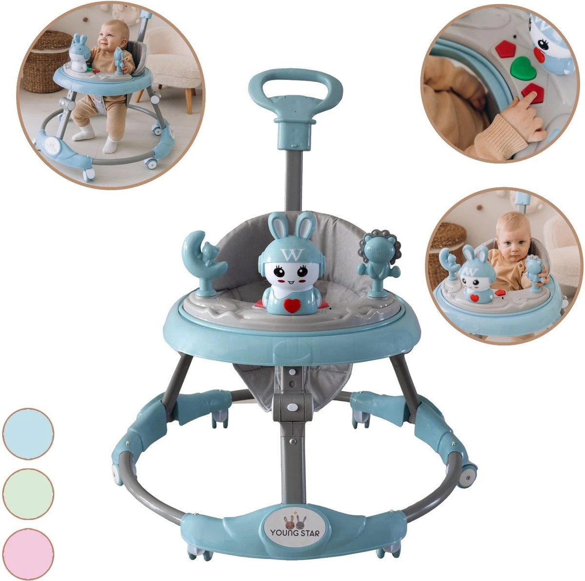 Young Star® Loopstoel - Baby Loopwagen – Loopstoeltje Baby - Looptrainer - Leren Lopen - Inclusief Voetenmat en Steel - Babywalker Young Star® Loopstoel - Baby Loopwagen – Loopstoeltje Baby - Looptrainer - Leren Lopen - Inclusief Voetenmat En Steel - Babywalker -Baby Verzorging 1200x1192 6