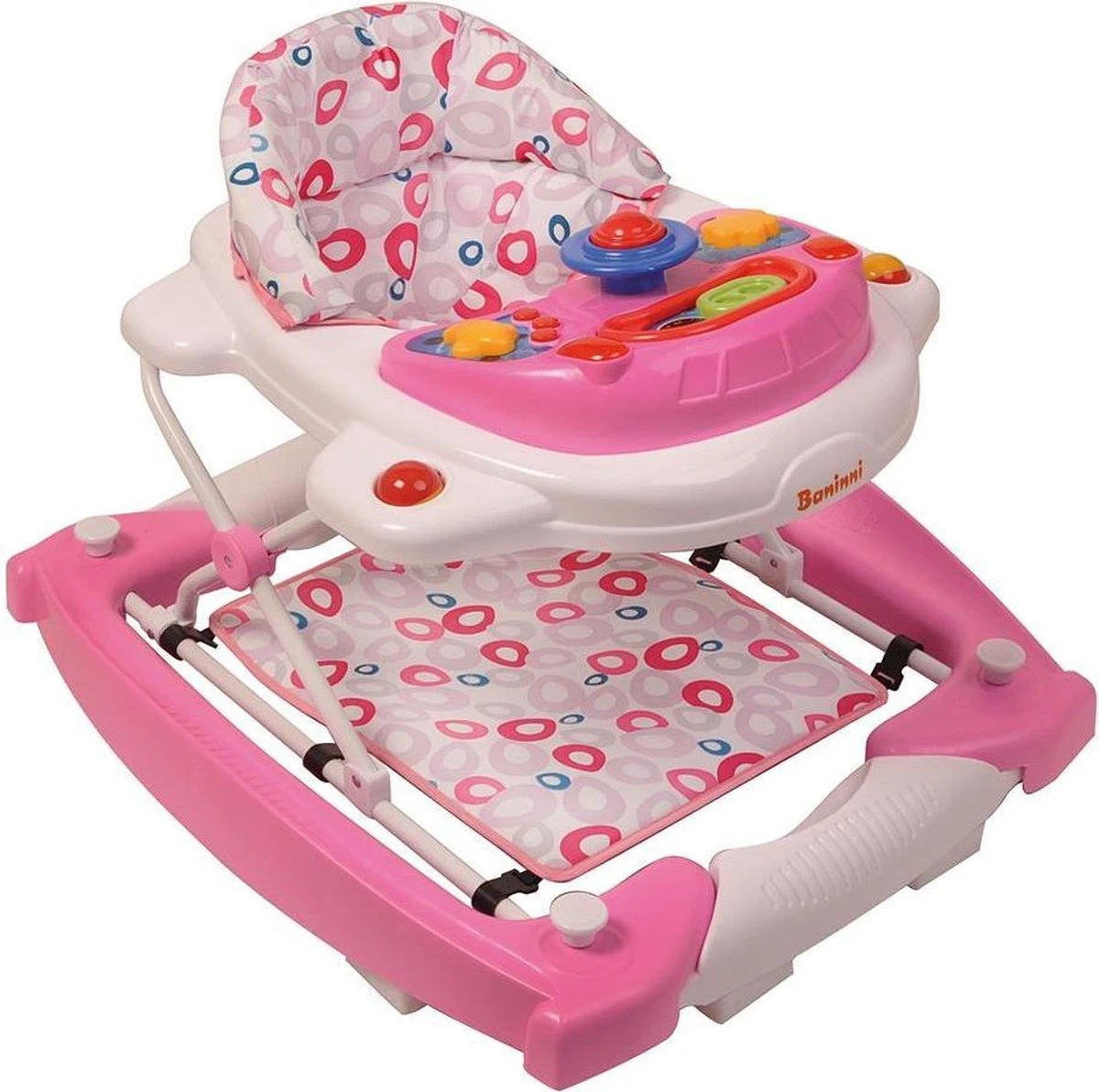 Baninni Loopstoel Classic 2-in-1 Snoep Roze Baninni Loopstoel Classic 2-in-1 Snoep Roze -Baby Verzorging 1200x1192 7