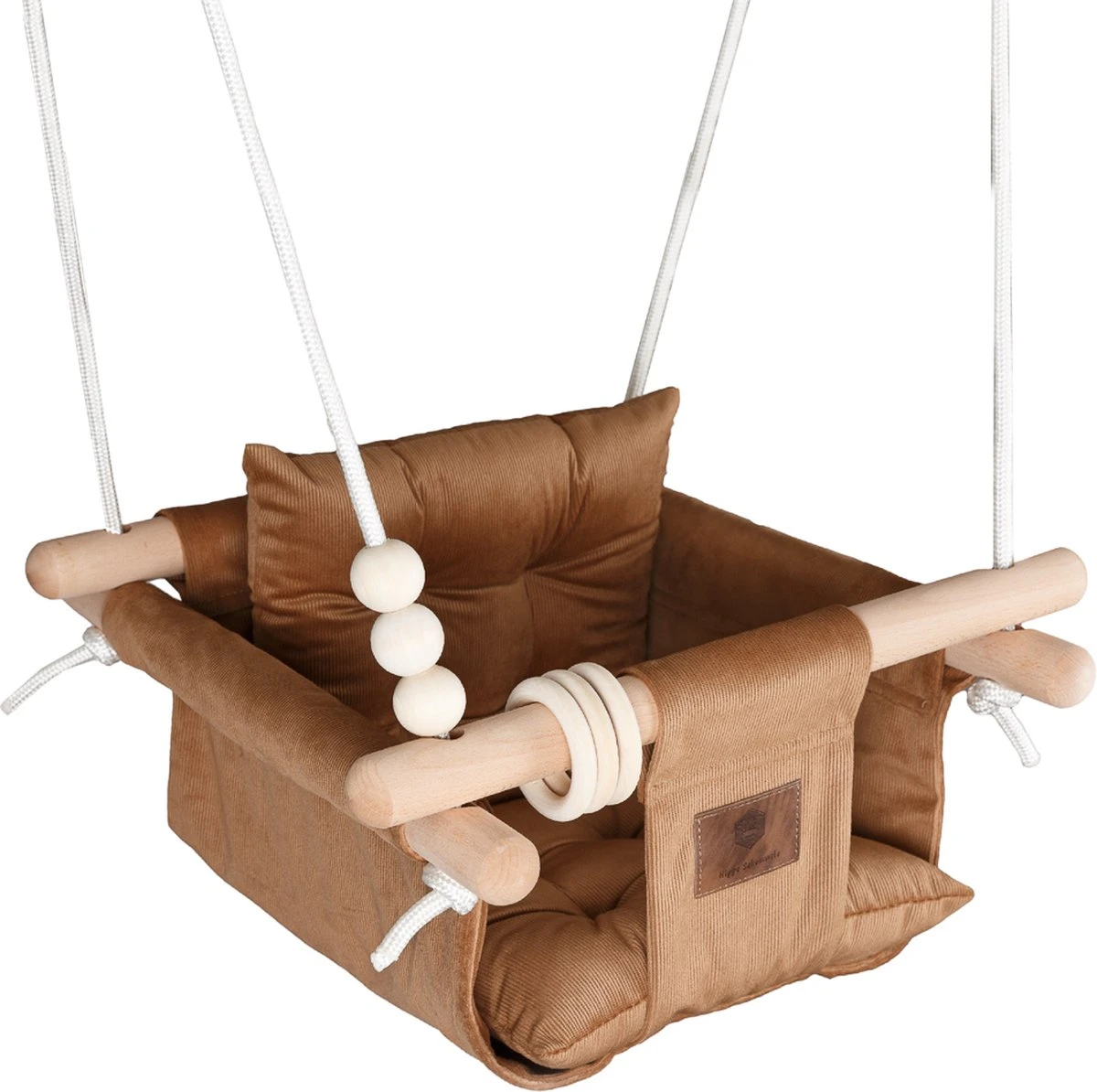 Baby / Kinder Schommel voor binnen of buiten! - Luxe Baby Swing Corduroy - Ribstof Bruin - Ribfluweel - Schommelstoel inclusief Kussens, Bevestigingsmaterialen en Veiligheidsriem Baby / Kinder Schommel Voor Binnen Of Buiten! - Luxe Baby Swing Corduroy - Ribstof Bruin - Ribfluweel - Schommelstoel Inclusief Kussens, Bevestigingsmaterialen En Veiligheidsriem -Baby Verzorging 1200x1194 9