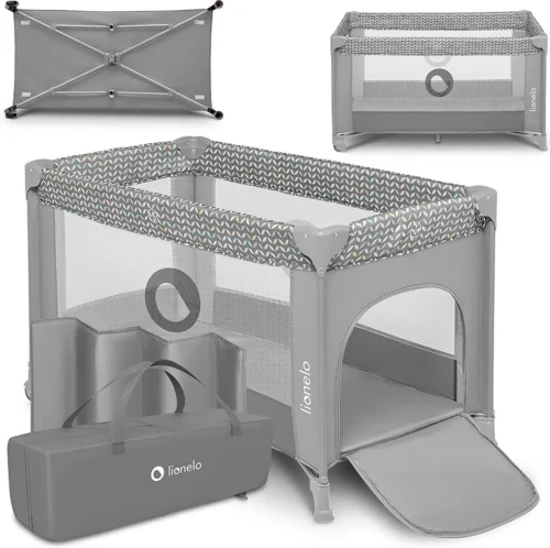 Lionelo Stefi - Campingbedje - 125x65cm - Tot 15kg - Transporttas