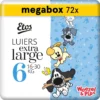 Etos Woezel & Pip Luiers XL Maat 6 - 16-30 Kg - Megabox - 72 Stuks