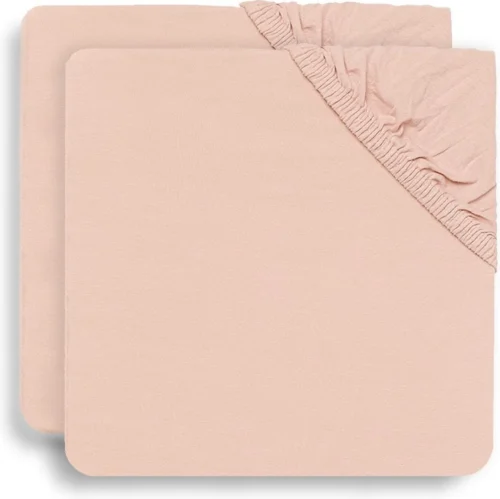Jollein Baby Hoeslaken Boxmatras Jersey 75x95cm - Pale Pink - 2 Stuks -Baby Verzorging 1200x1197 21