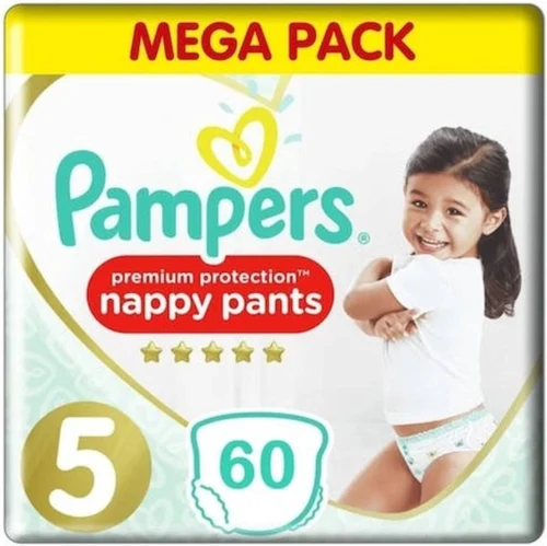 Pampers® Pampers - Premium Protection Pants - Maat 5 - Mega Pack - 60 Luierbroekjes 14 Pampers® Pampers - Premium Protection Pants - Maat 5 - Mega Pack - 60 Luierbroekjes -Baby Verzorging 1200x1197 9