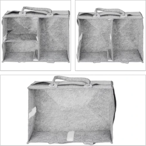 Relaxdays Luiertas Baby - Verzorgingstas Vilt - Organizer Luiers - Uitneembare Schotjes - Lichtgrijs 8 Relaxdays Luiertas Baby - Verzorgingstas Vilt - Organizer Luiers - Uitneembare Schotjes - Lichtgrijs -Baby Verzorging 1200x1198 2
