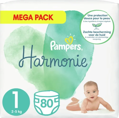 Pampers® Pampers - Harmonie / Pure - Maat 1 - Mega Pack - 80 Luiers -Baby Verzorging 1200x1198 9