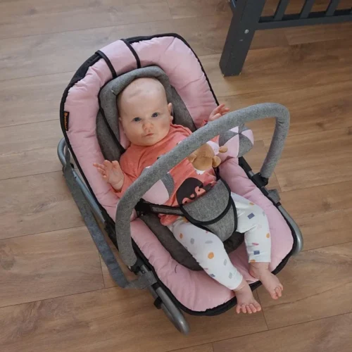 Baninni Wipstoel Admiro Roze-Grijs 5 Baninni Wipstoel Admiro Roze-Grijs -Baby Verzorging 1200x1200 1031