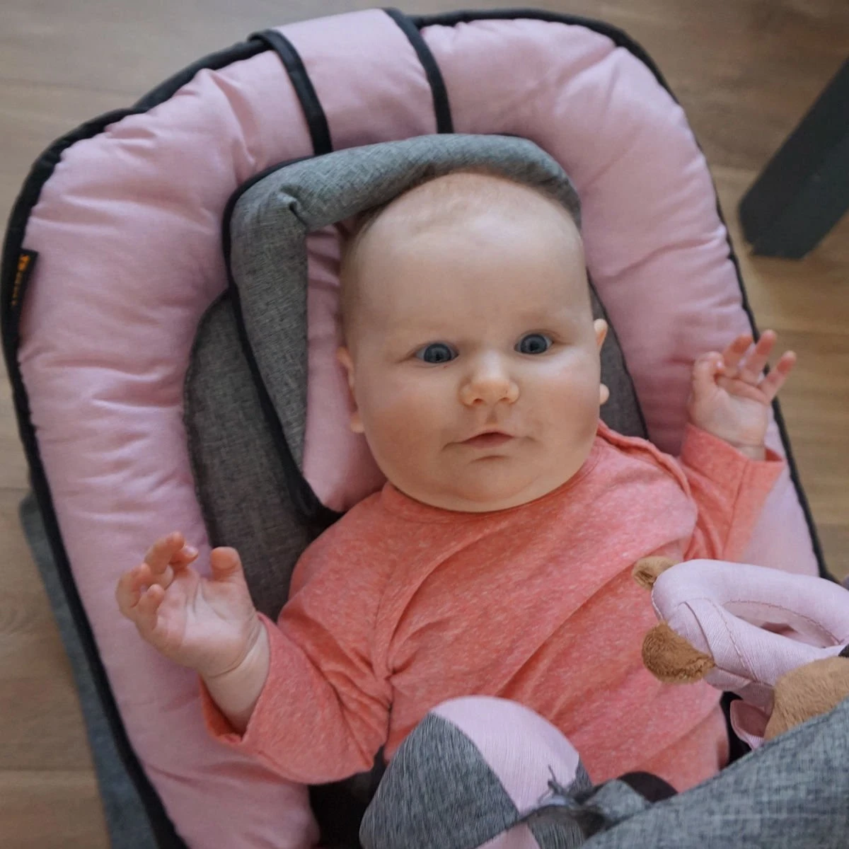 Baninni Wipstoel Admiro Roze-Grijs Baninni Wipstoel Admiro Roze-Grijs -Baby Verzorging 1200x1200 1034