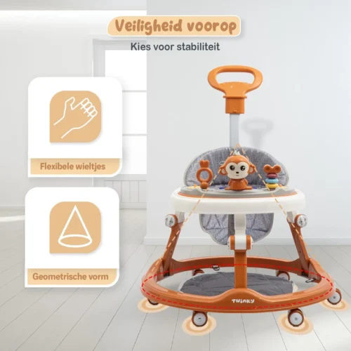 Twinky® Babywalker – Luxe Loopstoel Met 3-delige Speelset – Loopstoeltje Voor Baby Inclusief Voetenmat En Steel -Baby Verzorging 1200x1200 1094