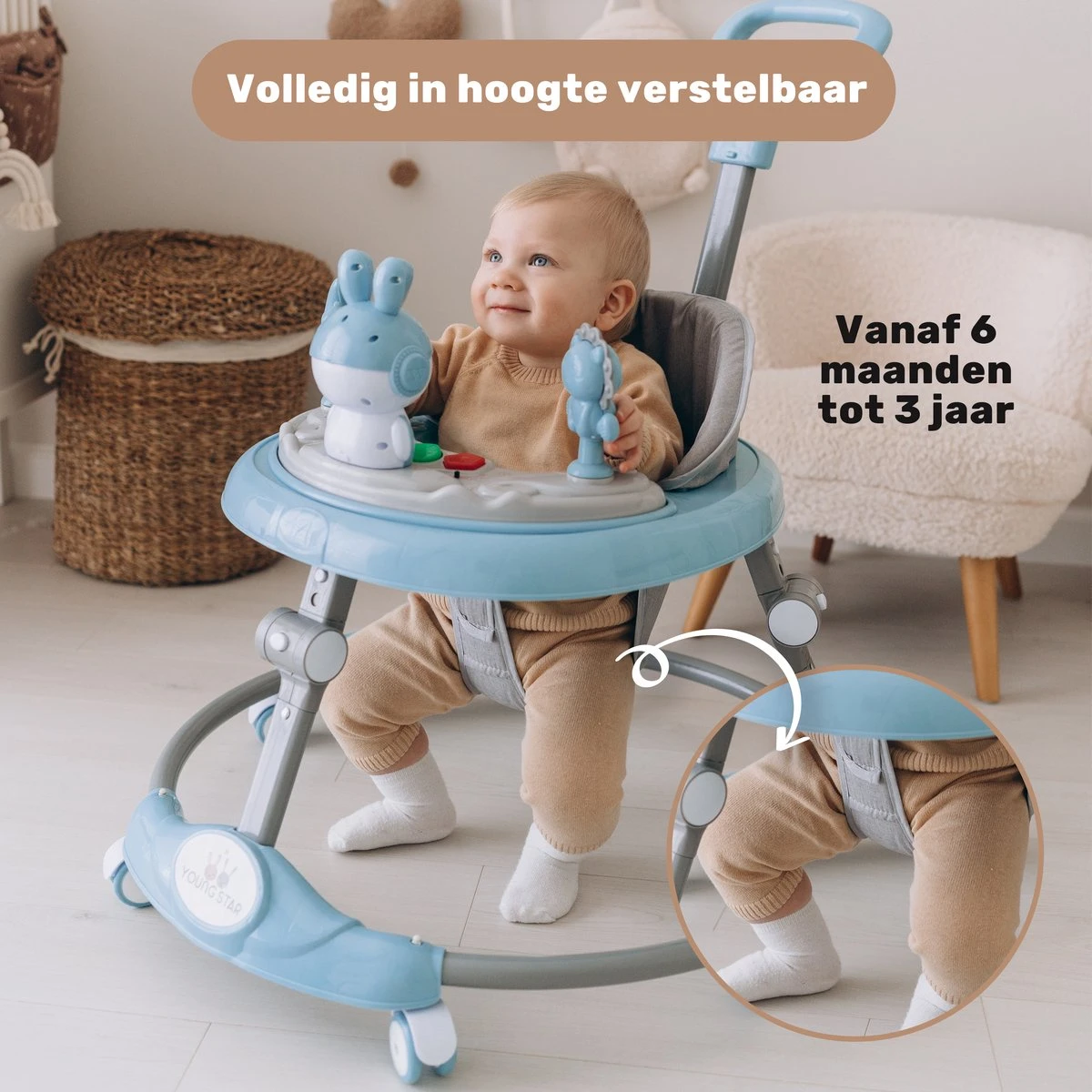 Young Star® Loopstoel - Baby Loopwagen – Loopstoeltje Baby - Looptrainer - Leren Lopen - Inclusief Voetenmat en Steel - Babywalker Young Star® Loopstoel - Baby Loopwagen – Loopstoeltje Baby - Looptrainer - Leren Lopen - Inclusief Voetenmat En Steel - Babywalker -Baby Verzorging 1200x1200 1134