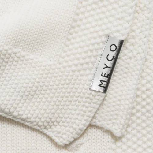 Meyco Knots Wiegdeken - 75x100 Cm - Offwhite -Baby Verzorging 1200x1200 1191