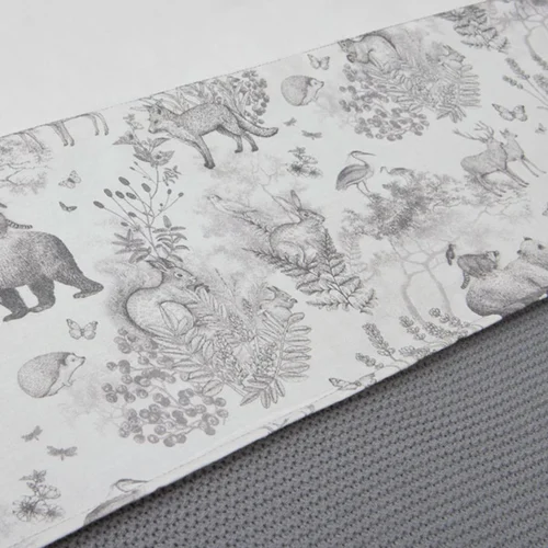 Jollein Baby Laken Ledikant 120x150cm Pimpelmees - Forest Animals -Baby Verzorging 1200x1200 1236