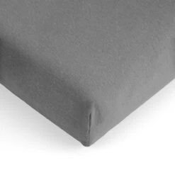 Hoeslaken Jersey 100% Katoen Ledikant 60x120 Antraciet Mingle Moose.