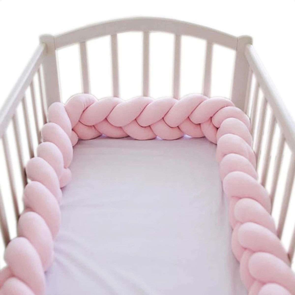 Buxibo Baby Bed Bumper - Baby Veiligheid/Hoofdbescherming/Bedbescherming - Multifunctionele Voedingskussen/Bedomrande/Boxomrander - 200CM - Roze Buxibo Baby Bed Bumper - Baby Veiligheid/Hoofdbescherming/Bedbescherming - Multifunctionele Voedingskussen/Bedomrande/Boxomrander - 200CM - Roze -Baby Verzorging 1200x1200 1306