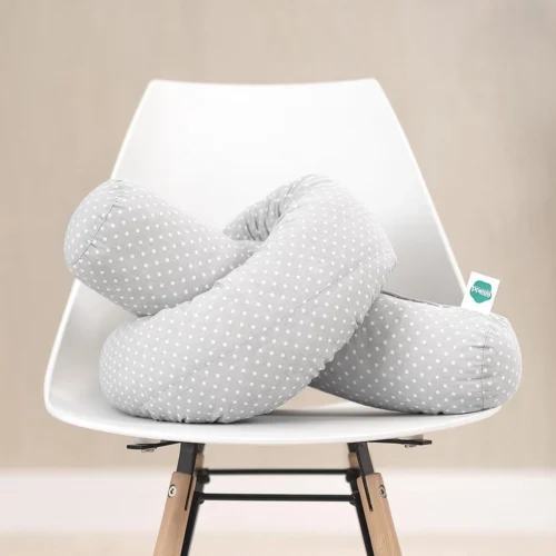 Fillikid Bedbumper 190 X 9 Cm Bedomrander Ledikant - Grijs Wit Stippen -Baby Verzorging 1200x1200 1337