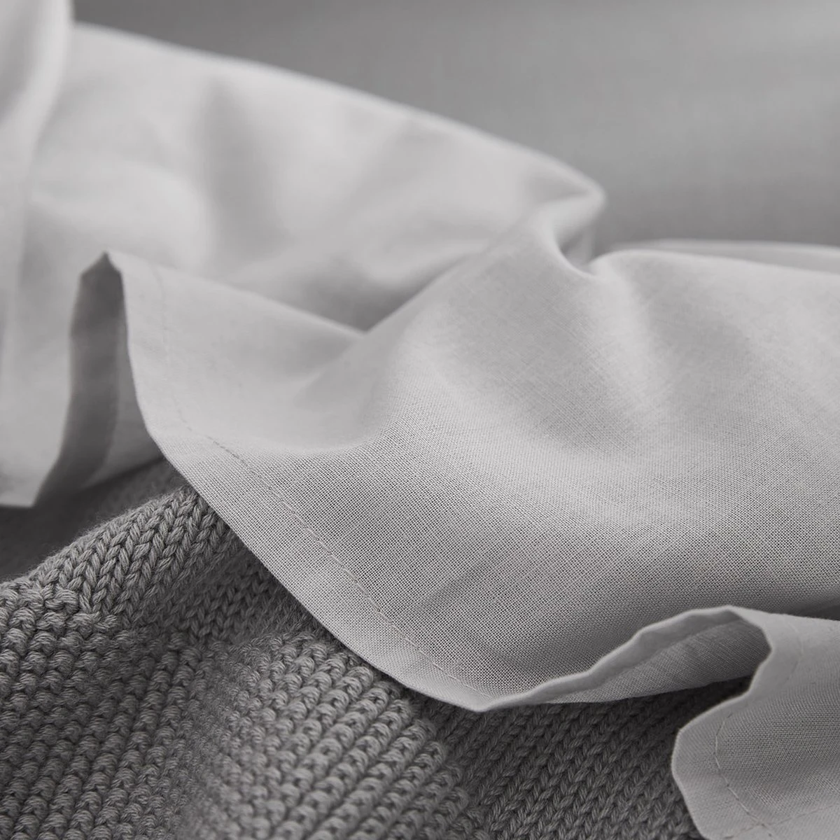 Meyco Uni wieglaken - 2-pack grey/light grey - 75x100cm Meyco Uni Wieglaken - 2-pack Grey/light Grey - 75x100cm -Baby Verzorging 1200x1200 1418