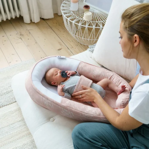 Doomoo Cocoon - Babynestje - Organisch Katoen - 74 X 46 Cm - Misty Pink -Baby Verzorging 1200x1200 1491
