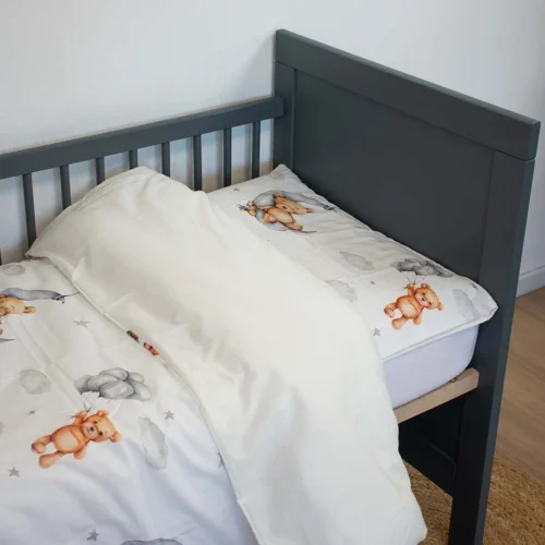 Decoware® Ledikant Dekbedovertrek Sweet Bear - Katoen Renforce - 100x135 Cm 40x60 Cm 4 Decoware® Ledikant Dekbedovertrek Sweet Bear - Katoen Renforce - 100x135 Cm 40x60 Cm -Baby Verzorging 1200x1200 1535