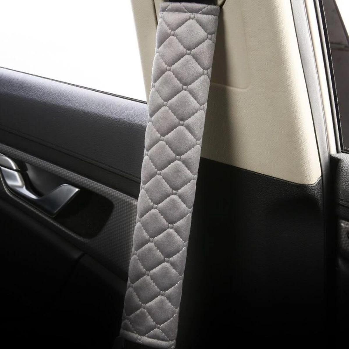 Hazlö luxe Gordelhoezen - Checkered - Auto gordel Beschermer - schouderhoezen - Gordelkussen - gordelhoes - 2 stuks - Grijs Hazlö Luxe Gordelhoezen - Checkered - Auto Gordel Beschermer - Schouderhoezen - Gordelkussen - Gordelhoes - 2 Stuks - Grijs -Baby Verzorging 1200x1200 159