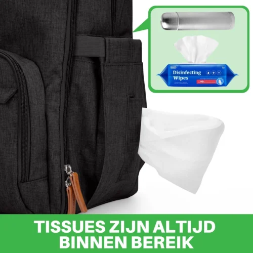 Brisby Slijtvaste Luiertas – Verzorgingstas – Met Buggymontage - Zwart 6 Brisby Slijtvaste Luiertas – Verzorgingstas – Met Buggymontage - Zwart -Baby Verzorging 1200x1200 167